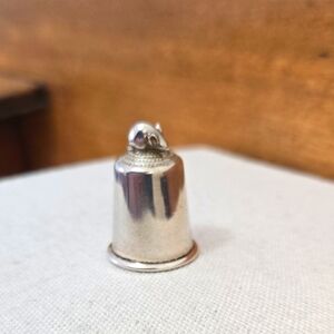 Whimsical Mouse Sterling Silver Thimble Clive & Clarissa Cooke London England